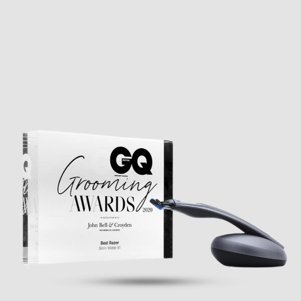 Ξυράφι 5 Λεπίδων Bolin Webb X1 Razor & Stand Matte Graphite - Premium Shaving Tools