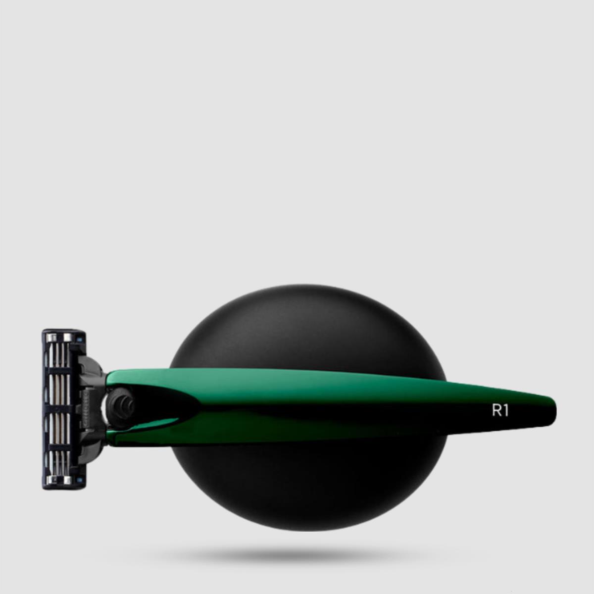 Ξυράφι 3 Λεπίδων Bolin Webb R1 British Racing Green - Premium Ξυριστική Μηχανή με Βάση