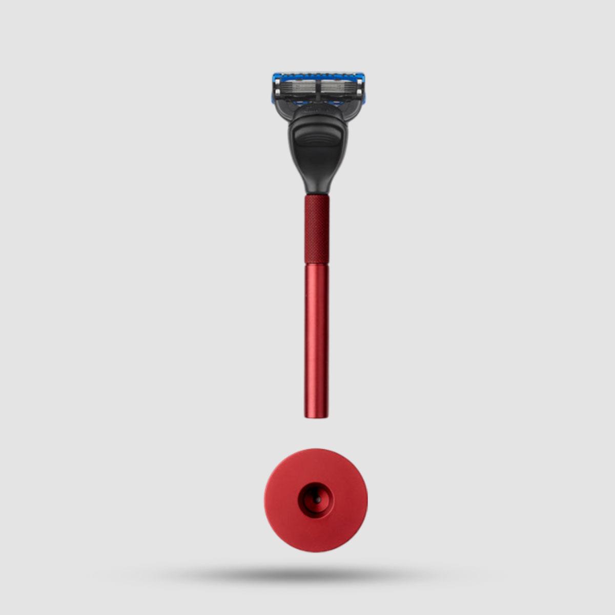 Ξυράφι 5 Λεπίδων Bolin Webb Generation Red - Εργαλεία Ξυρίσματος - Βραβευμένο Design