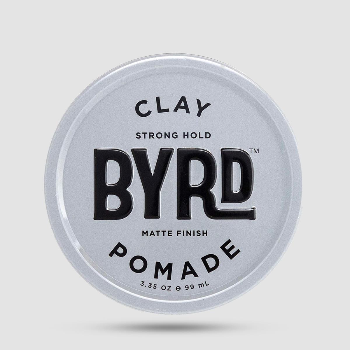 Clay Pomade Byrd - Πομάδα Μαλλιών - Ultra matte φινίρισμα με δυνατό κράτημα