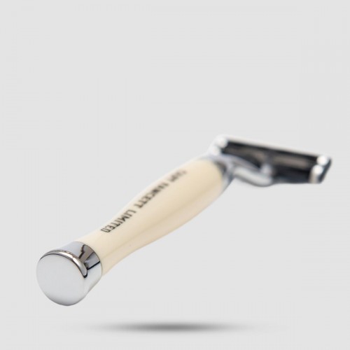 Ξυριστική Μηχανή 3 Λεπίδων Captain Fawcett - Grooming - Χειροποίητη με λαβή απομίμηση ελεφαντόδοντου