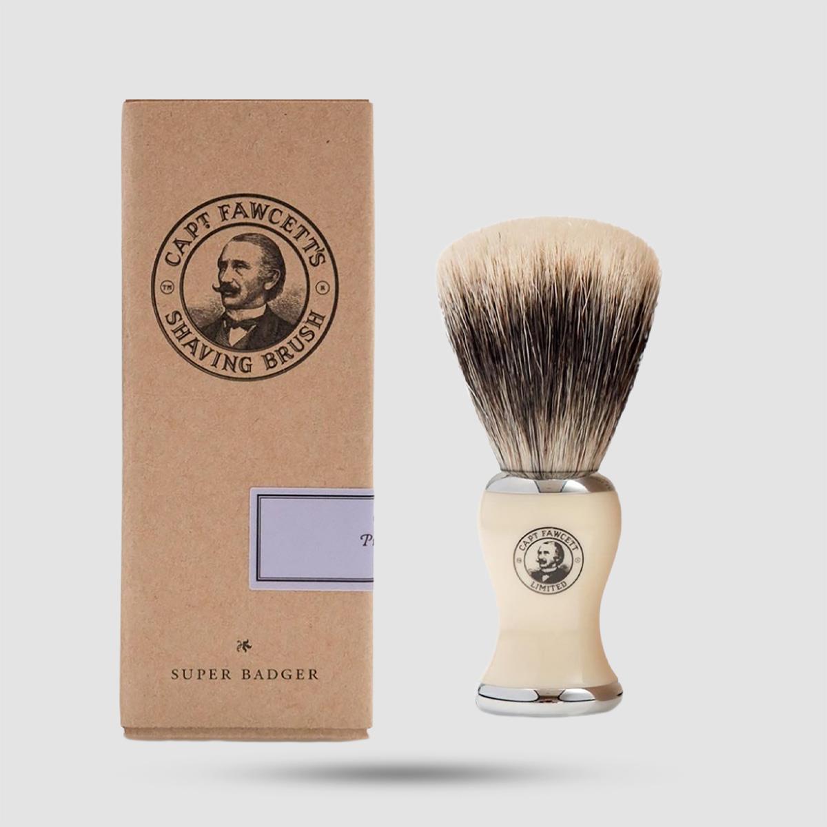Πινέλο Ξυρίσματος Captain Fawcett Super Badger - Αξεσουάρ - Φυσικές τρίχες ασβού