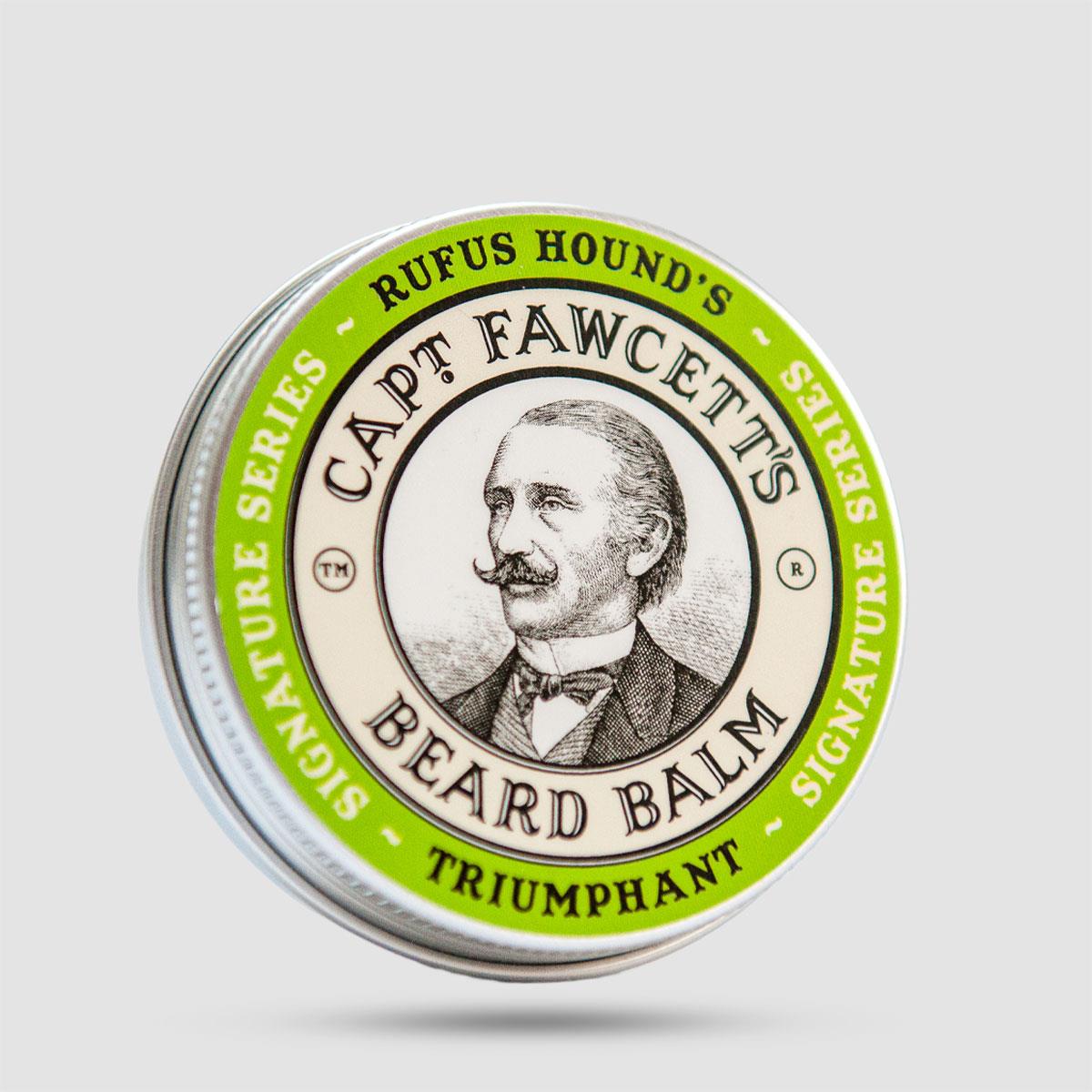 Captain Fawcett Rufus Hound's Triumphant Beard Balm - Μπάλμ Γενιών με Sweet Almond Oil - 60ml