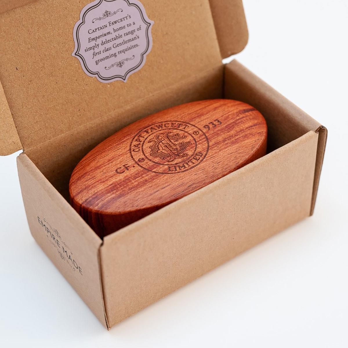 Βούρτσα γενιών Captain Fawcett από τρίχα αγριόχοιρου - Grooming - Ξύλο δρυός με βάση ροδόξυλου