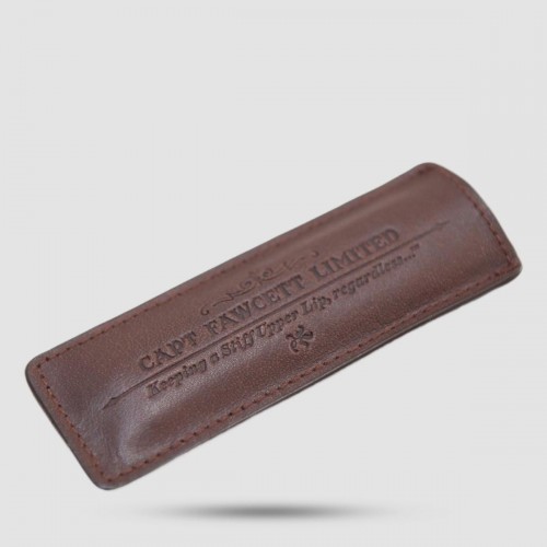 Captain Fawcett beard comb leather case - Grooming accessories - Handcrafted from natural leather