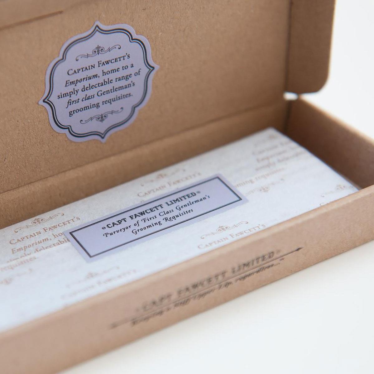 Captain Fawcett beard comb leather case - Grooming accessories - Handcrafted from natural leather