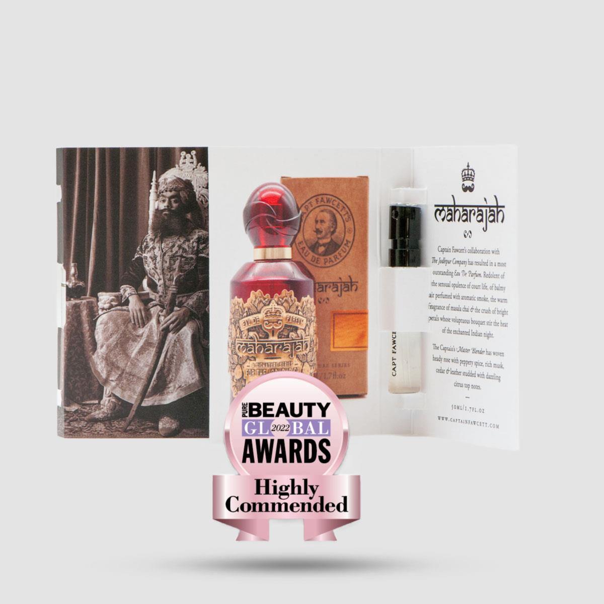 Maharajah Captain Fawcett Eau de Parfum Sample 2ml - Oriental ανδρικό άρωμα