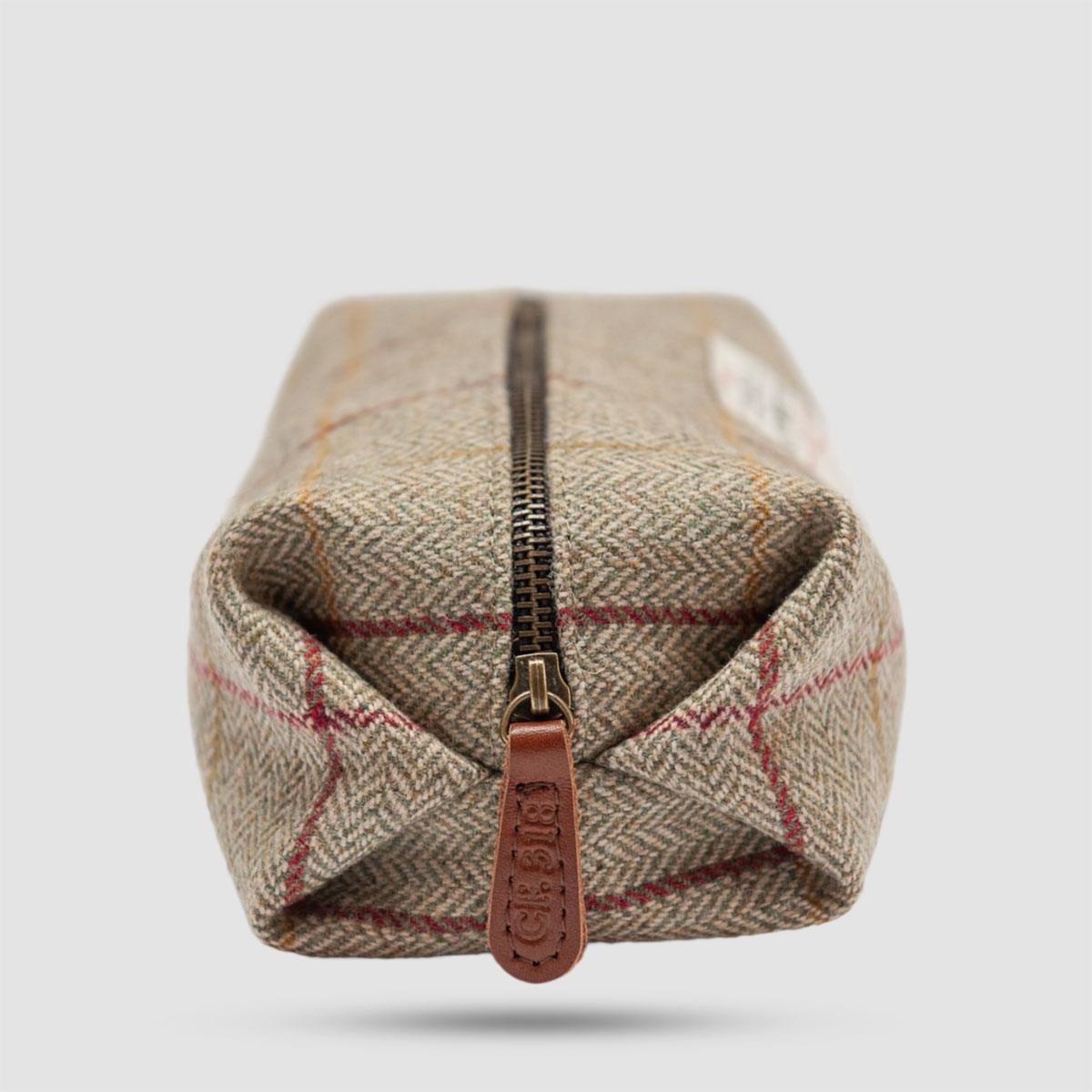 Captain Fawcett Tweed Wash Bag - Νεσεσέρ ταξιδιού - Χειροποίητο βρετανικό tweed