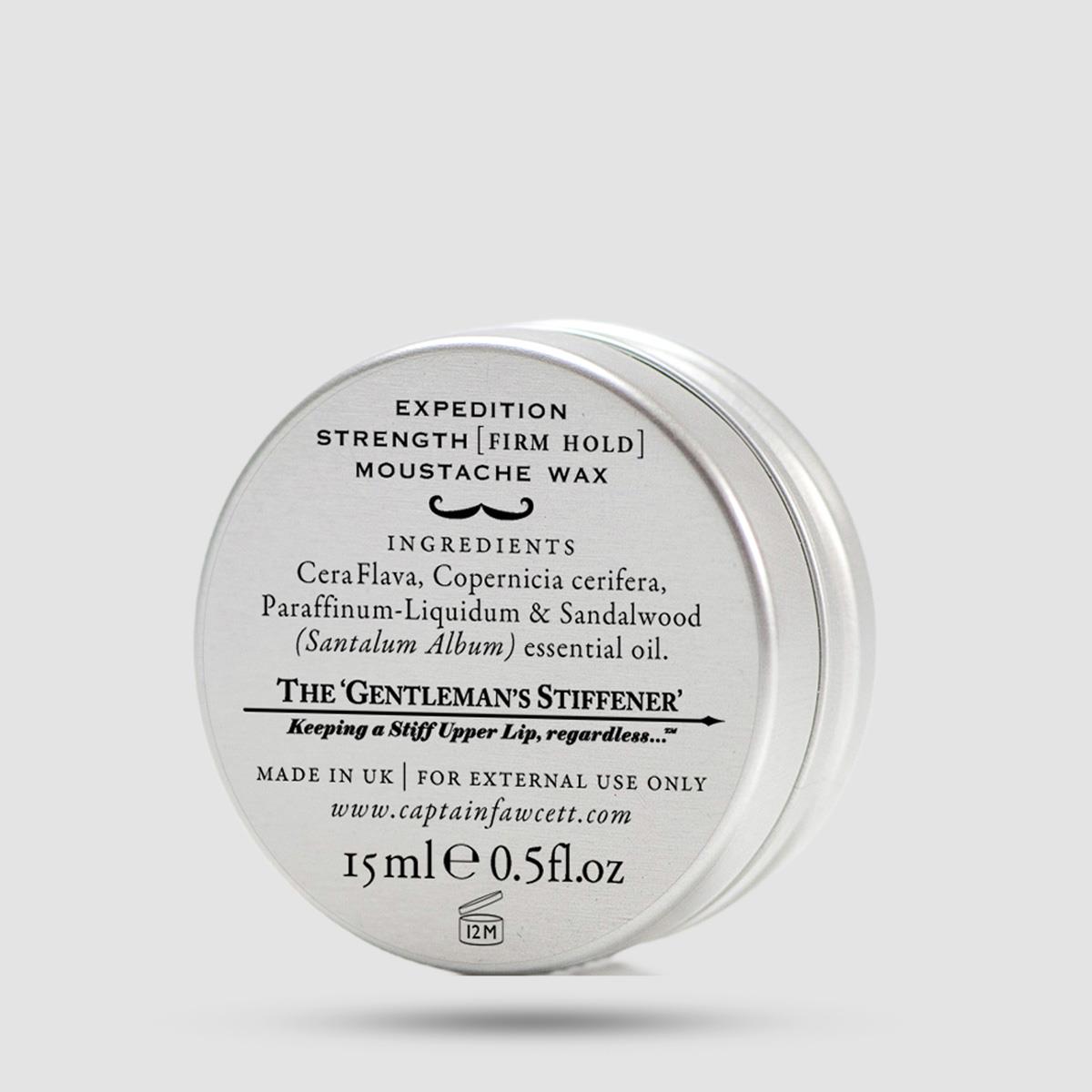 Κερί Για Μουστάκι Captain Fawcett Expedition Strength - Grooming - Ακραίο κράτημα