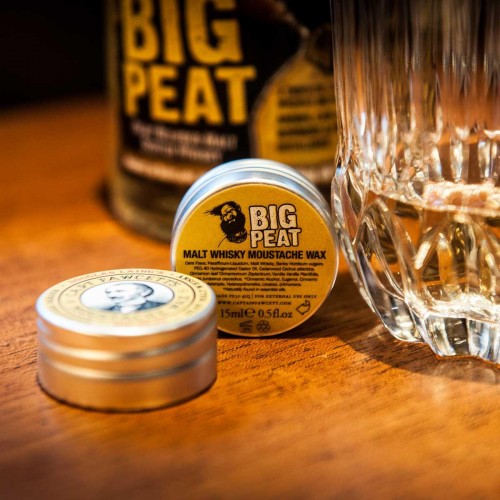 Κερί Για Μουστάκι Captain Fawcett Big Peat - Grooming - Με BIG PEAT Whisky