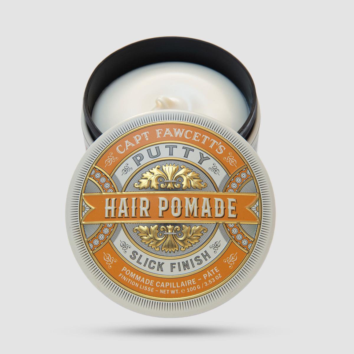 Hair Pomade Putty Captain Fawcett - Πομάδα Styling - Δυνατό κράτημα για παχιά μαλλιά