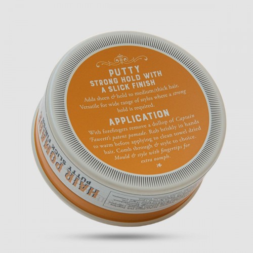 Hair Pomade Putty Captain Fawcett - Πομάδα Styling - Δυνατό κράτημα για παχιά μαλλιά