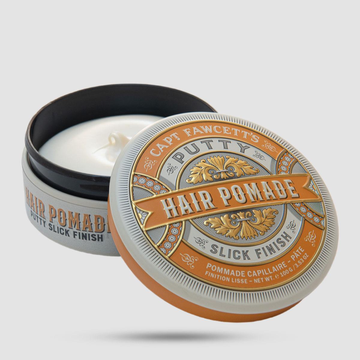 Hair Pomade Putty Captain Fawcett - Πομάδα Styling - Δυνατό κράτημα για παχιά μαλλιά