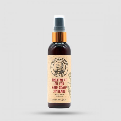 Hair Oil Captain Fawcett - Grooming - Έλαιο για μαλλιά και γένια 100ml