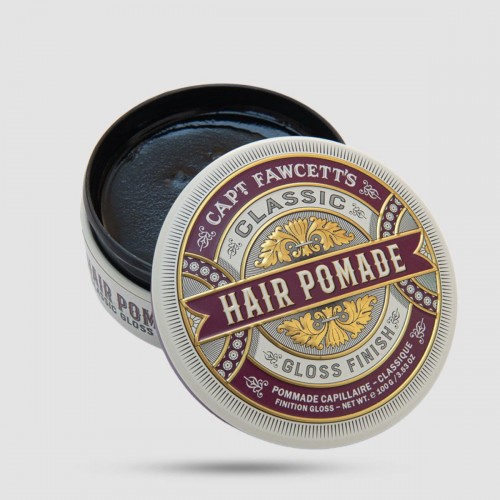 Captain Fawcett Classic Pomade 100ml - Πομάδα Μαλλιών - Μεσαία σταθεροποίηση με λάμψη
