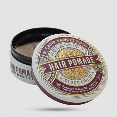 Captain Fawcett Classic Pomade 100ml - Πομάδα Μαλλιών - Μεσαία σταθεροποίηση με λάμψη