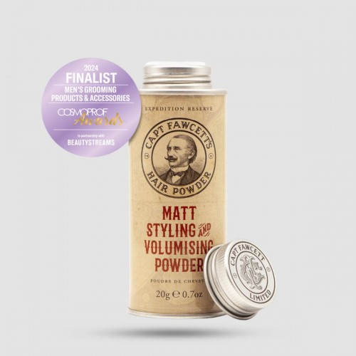 Captain Fawcett Expedition Reserve Hair Powder 20g - Πούδρα Φορμαρίσματος - Matt φινίρισμα και όγκος