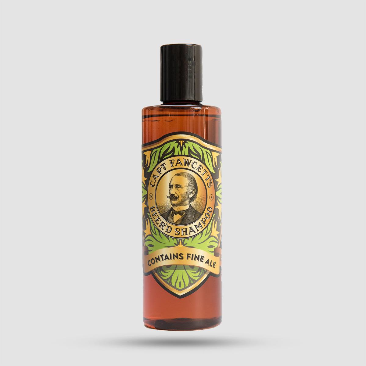 Σαμπουάν Για Γένια Captain Fawcett με Άρωμα Μπύρας 250ml - Περιποίηση γενιών χωρίς parabens