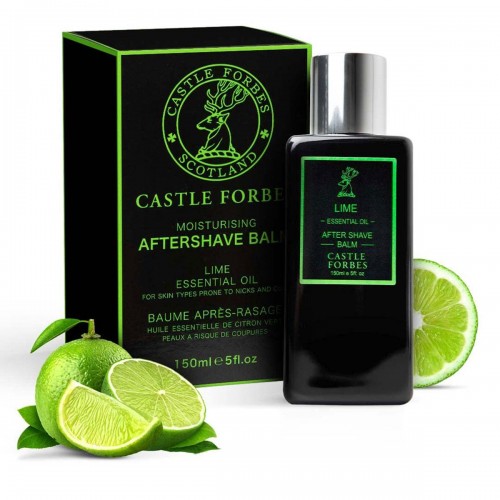 Castle Forbes Lime After Shave Balm 150ml - Alcohol-free aftershave με witch hazel