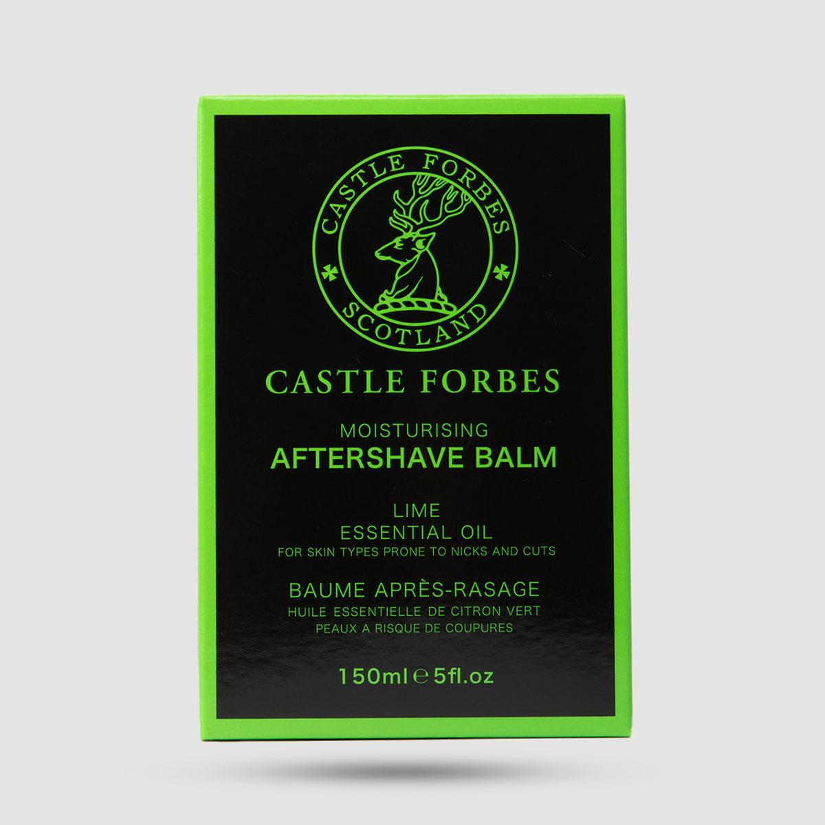 Castle Forbes Lime After Shave Balm 150ml - Alcohol-free aftershave με witch hazel