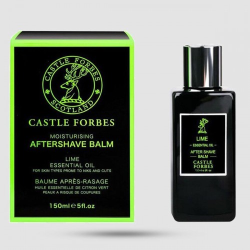 Castle Forbes Lime After Shave Balm 150ml - Alcohol-free aftershave με witch hazel