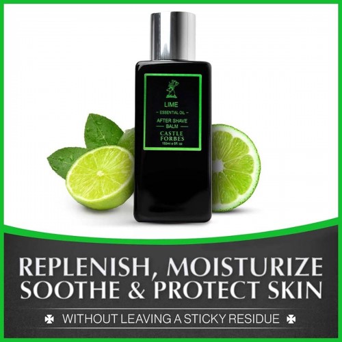 Castle Forbes Lime After Shave Balm 150ml - Alcohol-free aftershave με witch hazel