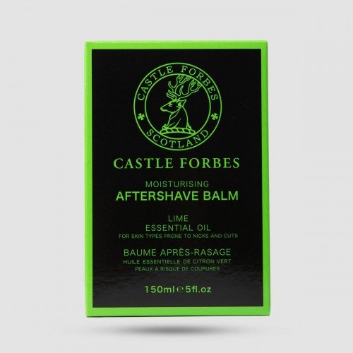 Castle Forbes Lime After Shave Balm 150ml - Alcohol-free aftershave με witch hazel