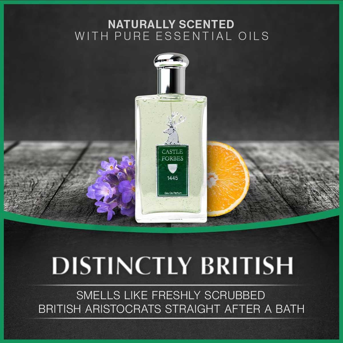 Castle Forbes 1445 Eau de Parfum 100ml - Men's Fragrance - Aromatic Fougere with natural essential oils