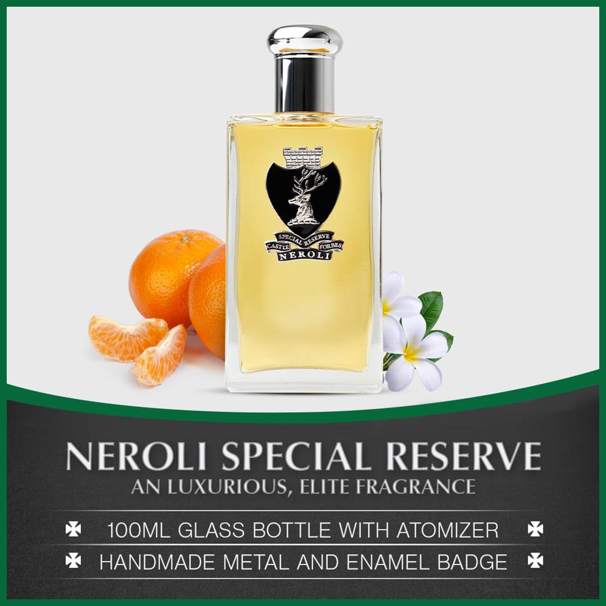 Castle Forbes Neroli Eau de Parfum 100ml - Unisex Citrus Aromatic Fragrance