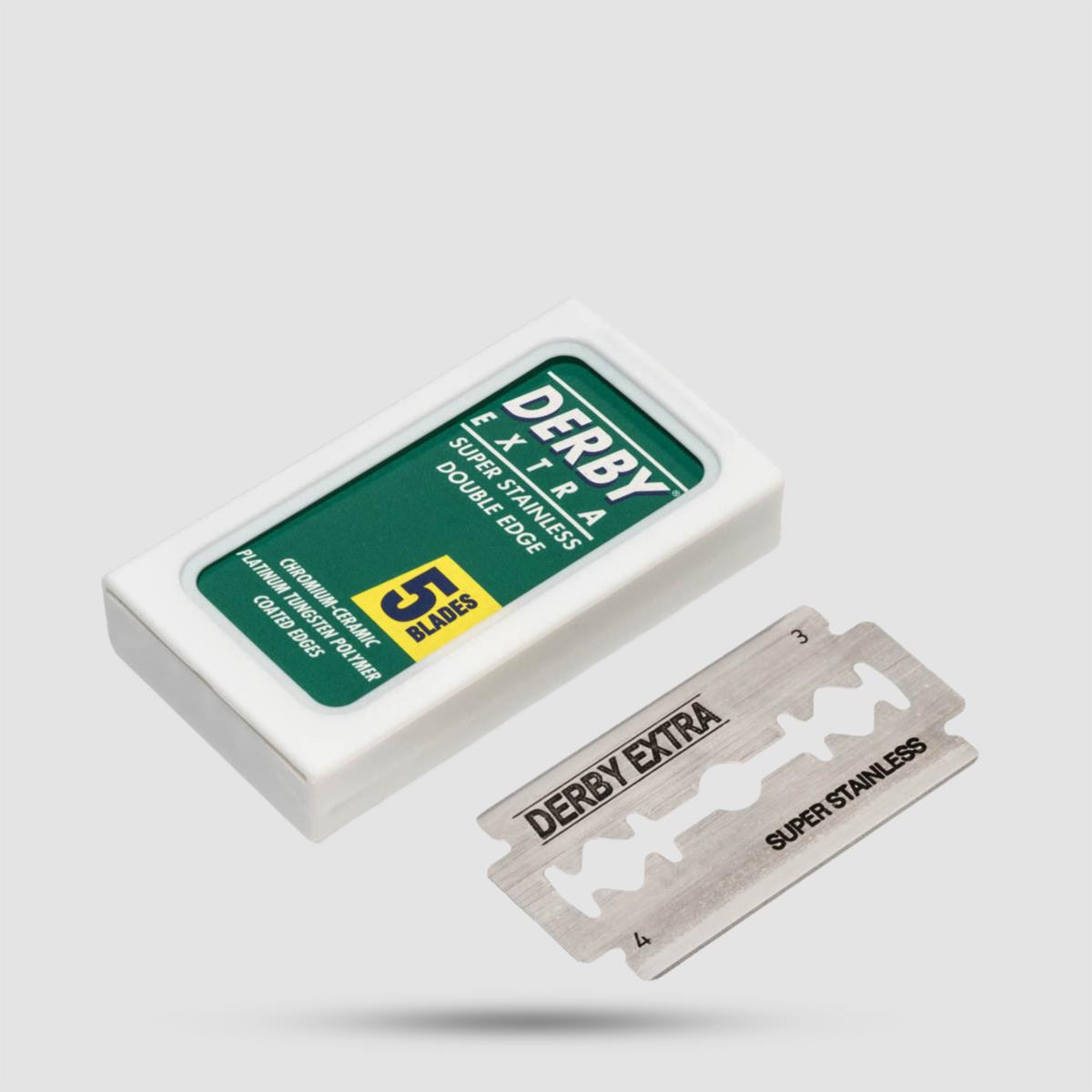 Ανταλλακτικές Λεπίδες Ξυρίσματος Derby Extra - Grooming - Τριπλή επικάλυψη