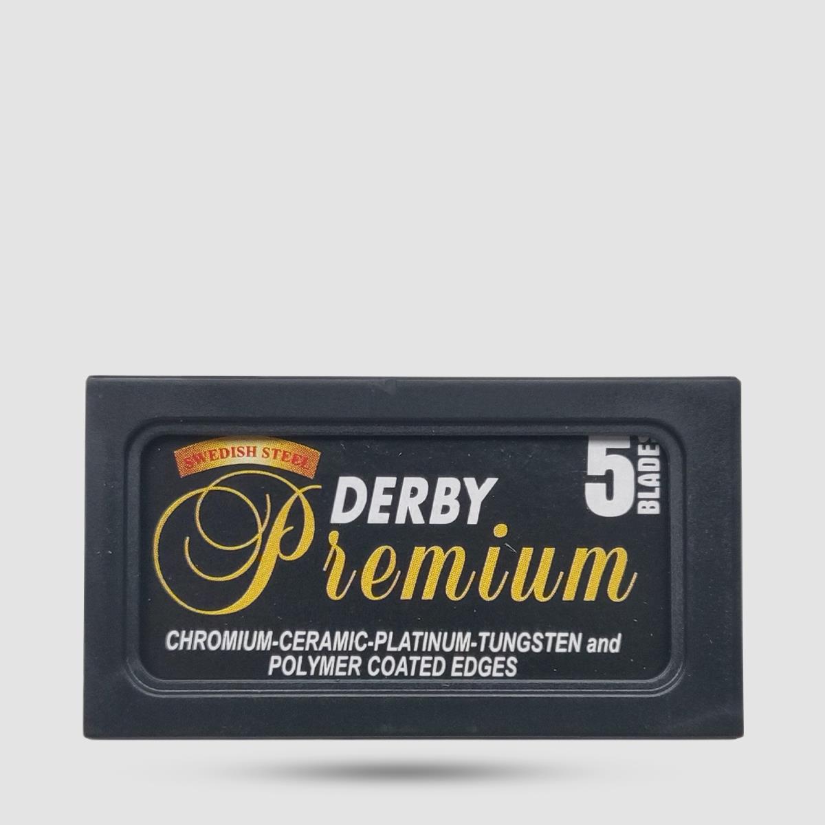 Derby Black Premium Ανταλλακτικές Λεπίδες Ξυρίσματος - Grooming - Πενταπλή επίστρωση