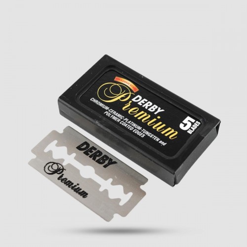 Derby Black Premium Ανταλλακτικές Λεπίδες Ξυρίσματος - Grooming - Πενταπλή επίστρωση