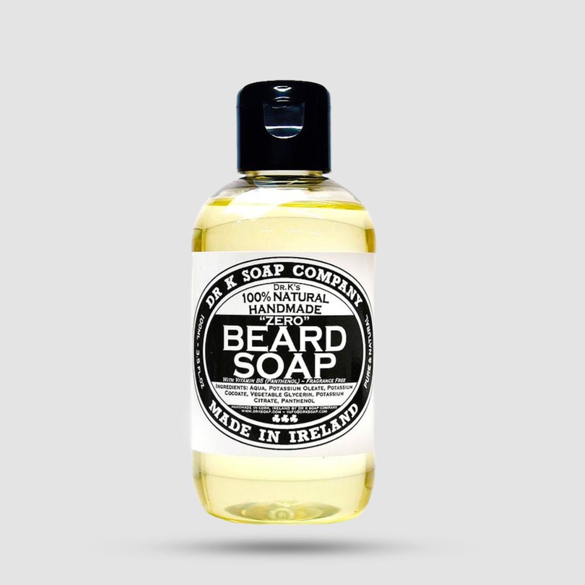 Dr. K. Soap Company Zero Beard Shampoo - Grooming - Natural fragrance-free product