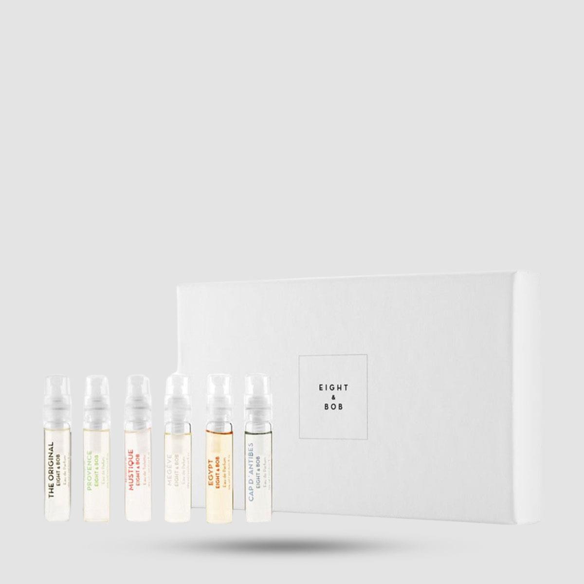 Eight & Bob Iconic Fragrances Discovery Set - 6x2ml luxury perfume collection