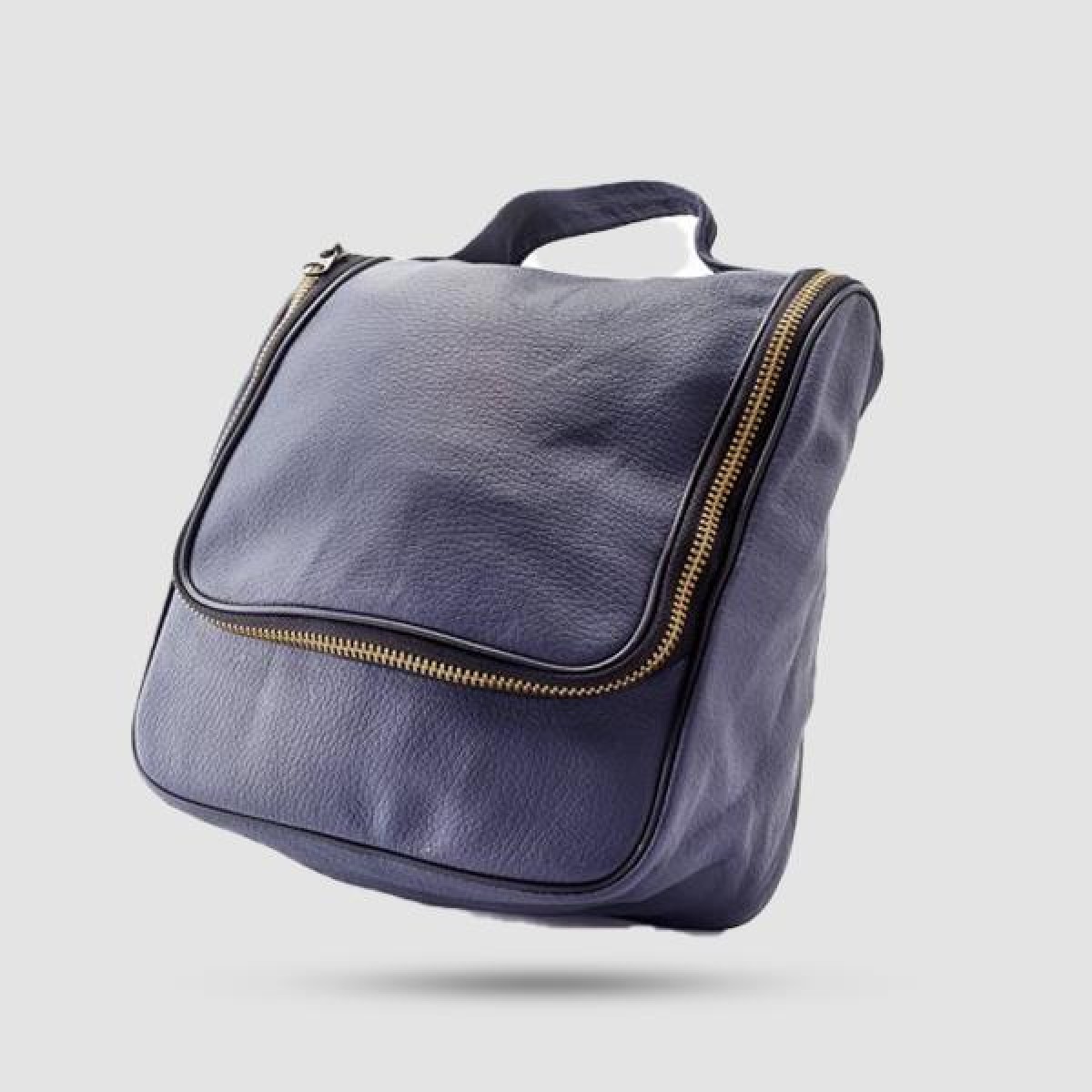 Δερμάτινο Νεσεσέρ Ταξιδίου Epsilon Navy Blue - Grooming - Γνήσιο δέρμα