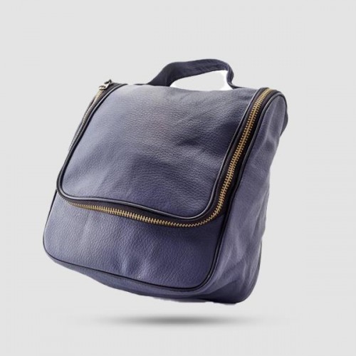 Δερμάτινο Νεσεσέρ Ταξιδίου Epsilon Navy Blue - Grooming - Γνήσιο δέρμα