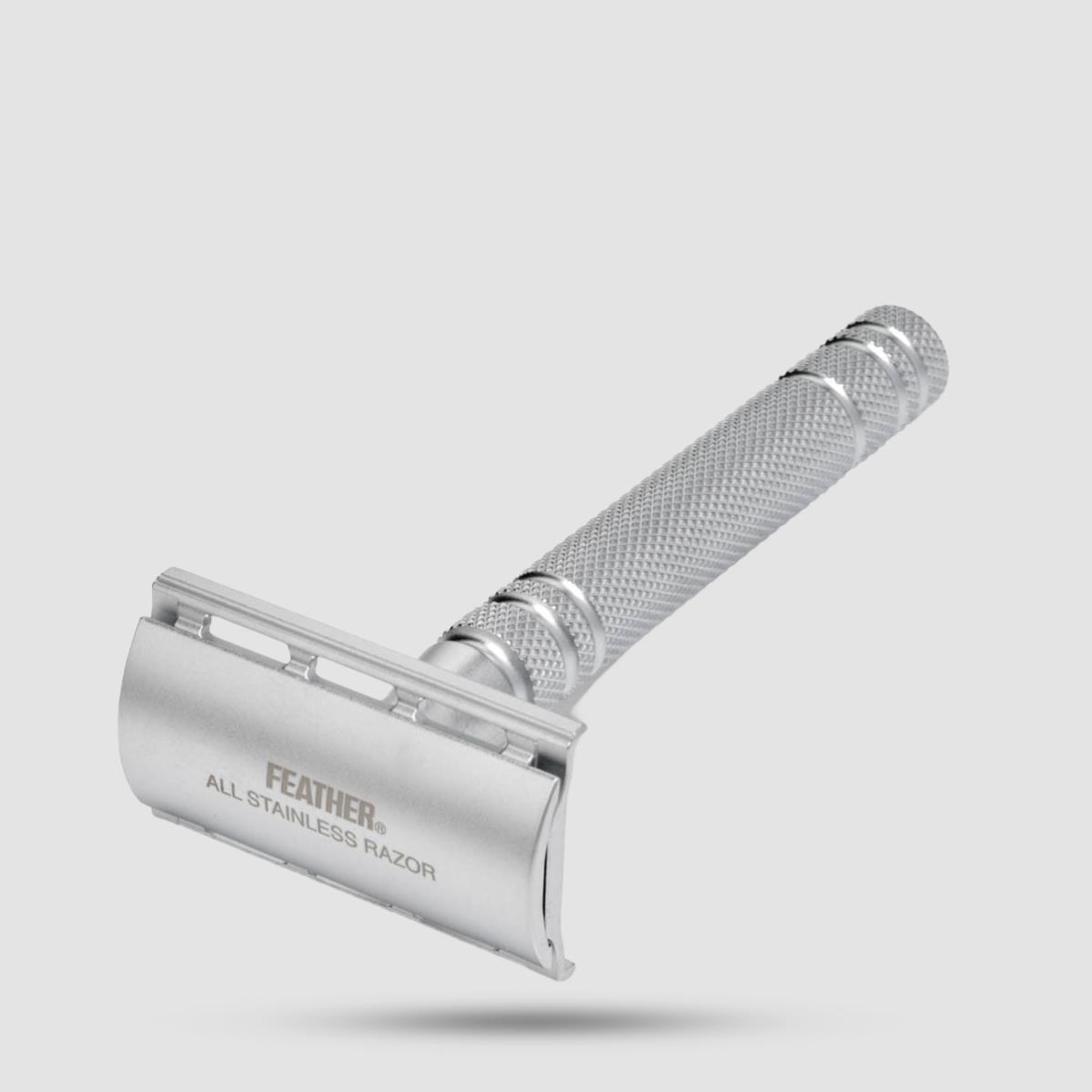 Feather AS-D2 All Stainless Steel Double-Edge Razor - Shaving Tools - Ήπιο ξύρισμα για ευαίσθητο δέρμα