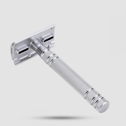 Feather AS-D2 All Stainless Steel Double-Edge Razor - Shaving Tools - Ήπιο ξύρισμα για ευαίσθητο δέρμα