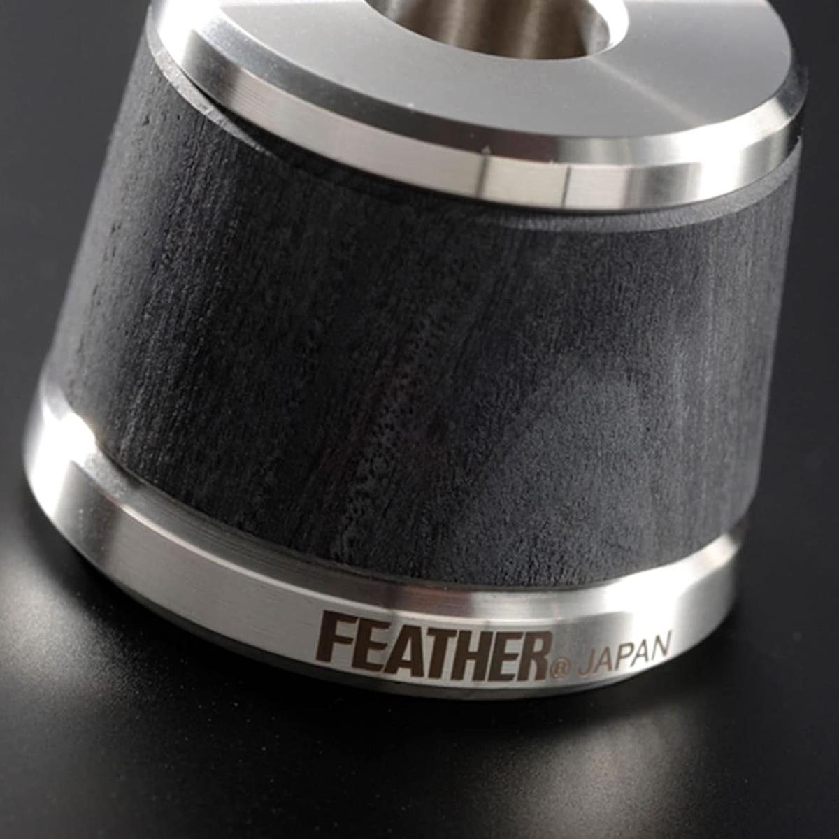 Feather Wood Handle Stainless Double Edge Razor WS-D2S - Shaving Tools - Wooden handle with stainless steel