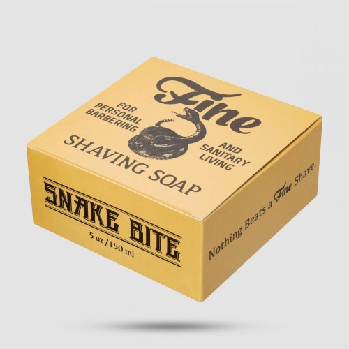 Fine Snake Bite Σαπούνι Ξυρίσματος - 5oz - Έντονη μενθόλη και δροσιά