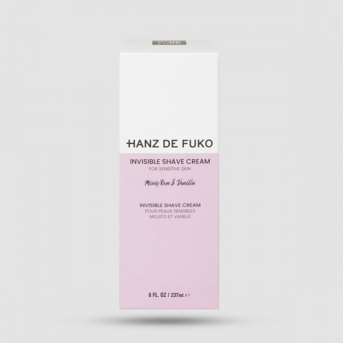 Κρέμα Ξυρίσματος Invisible Hanz De Fuko - Skincare - Υποαλλεργική φόρμουλα 237ml