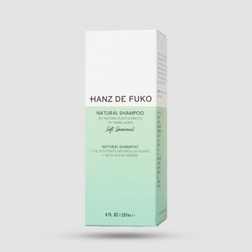 Natural Shampoo Hanz De Fuko - Σαμπουάν Ενδυνάμωσης - 16+ φυτικά εκχυλίσματα