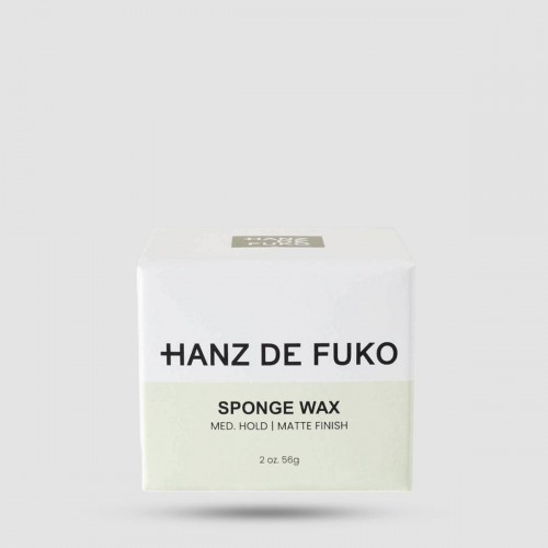 Sponge Wax Hanz De Fuko - Κερί Μαλλιών - Ματ φινίρισμα με μεσαίο κράτημα