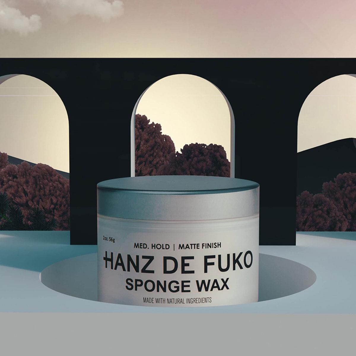 Sponge Wax Hanz De Fuko - Κερί Μαλλιών - Ματ φινίρισμα με μεσαίο κράτημα