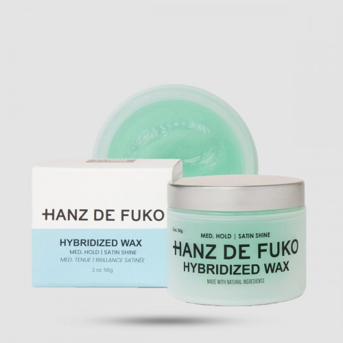 Hybridized Wax Hanz De Fuko - Κερί Μαλλιών - Μεσαίο κράτημα με σατινέ λάμψη