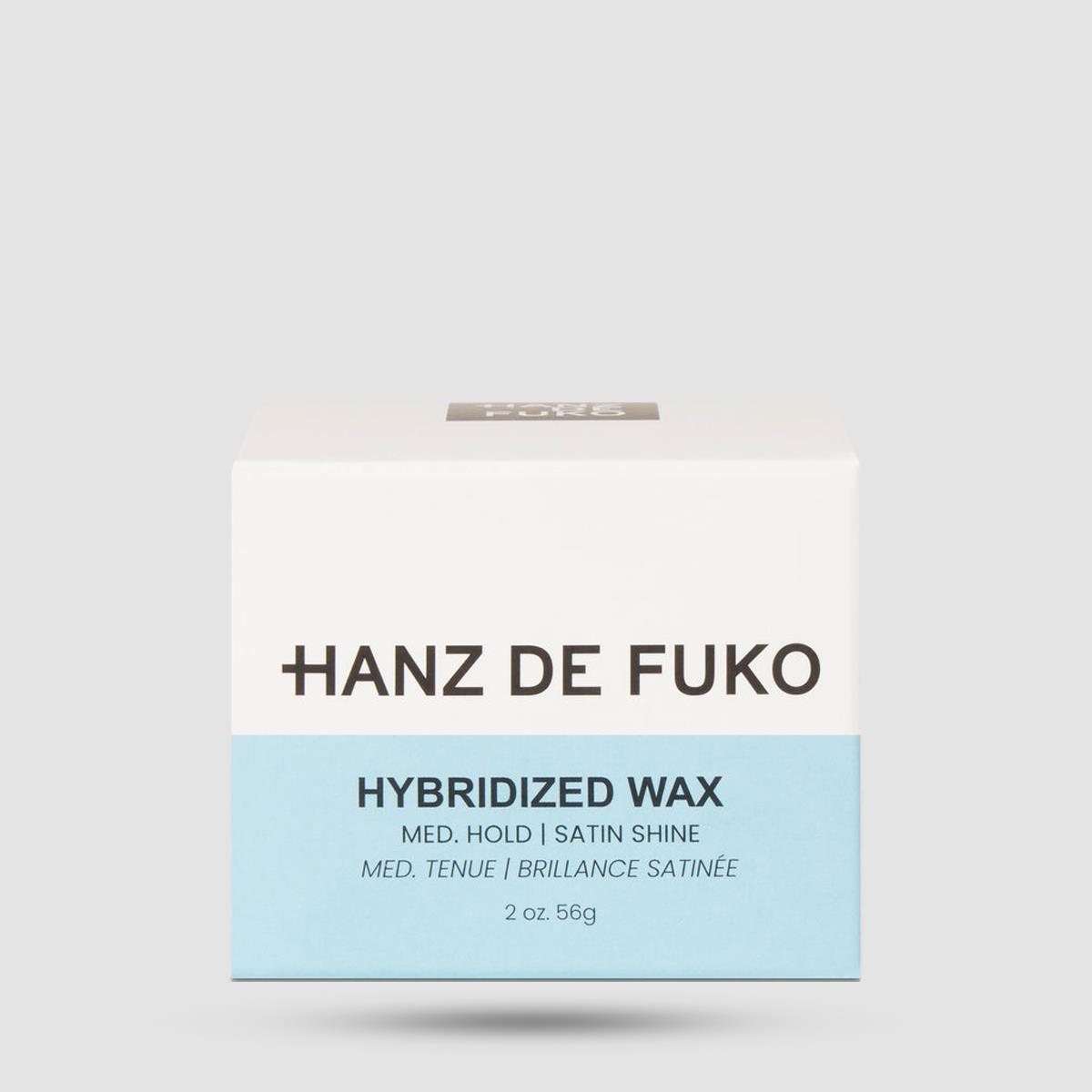 Hybridized Wax Hanz De Fuko - Κερί Μαλλιών - Μεσαίο κράτημα με σατινέ λάμψη