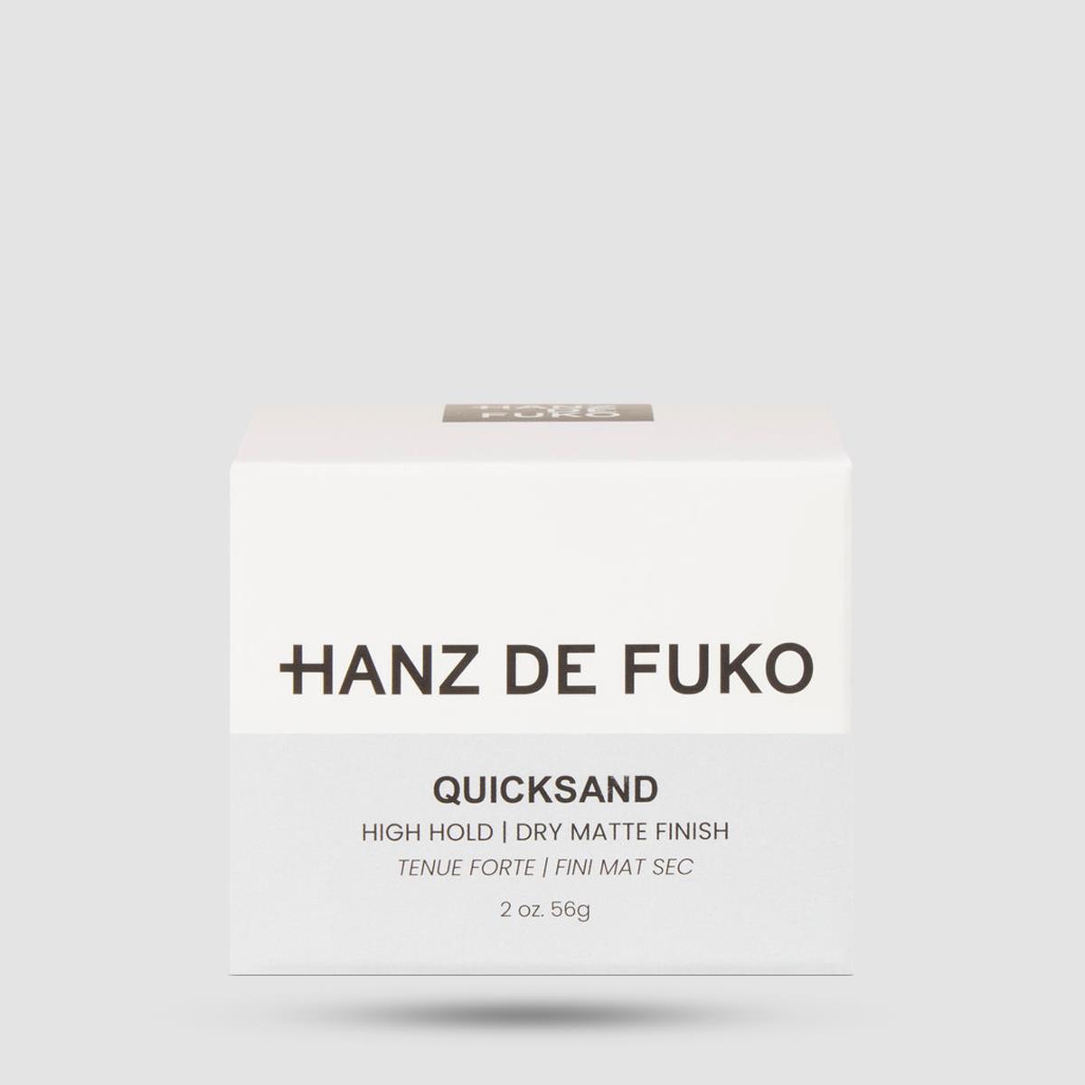 Quicksand Hanz De Fuko - Κρέμα Styling Μαλλιών - Ultra-matte texture