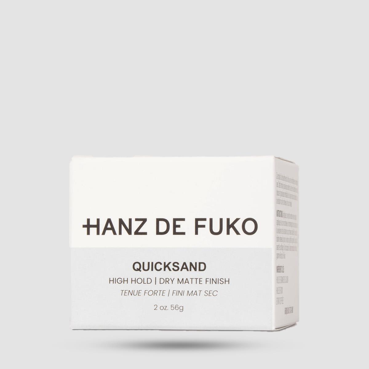 Quicksand Hanz De Fuko - Κρέμα Styling Μαλλιών - Ultra-matte texture