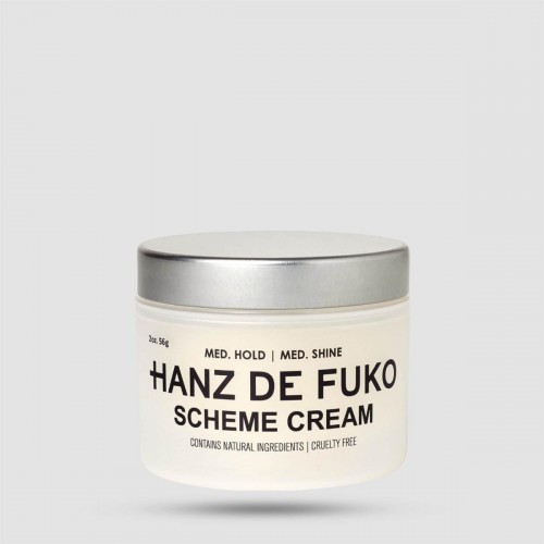 Scheme Cream Hanz de Fuko - Κρέμα Styling Μαλλιών - Μέτριο κράτημα με φυσική λάμψη