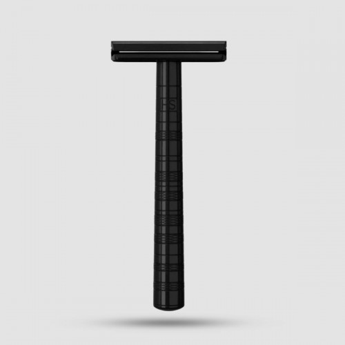 Henson Shaving AL13 Mild Jet Black - Safety Razor - Aerospace-grade aluminum